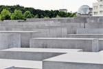 Sicht auf das Holocaust-Mahnmal in Berlin-Mitte
