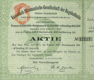 Badv Aktuelles Auktion Osmanischer Und Turkischer Wertpapiere Am 14 November 2020